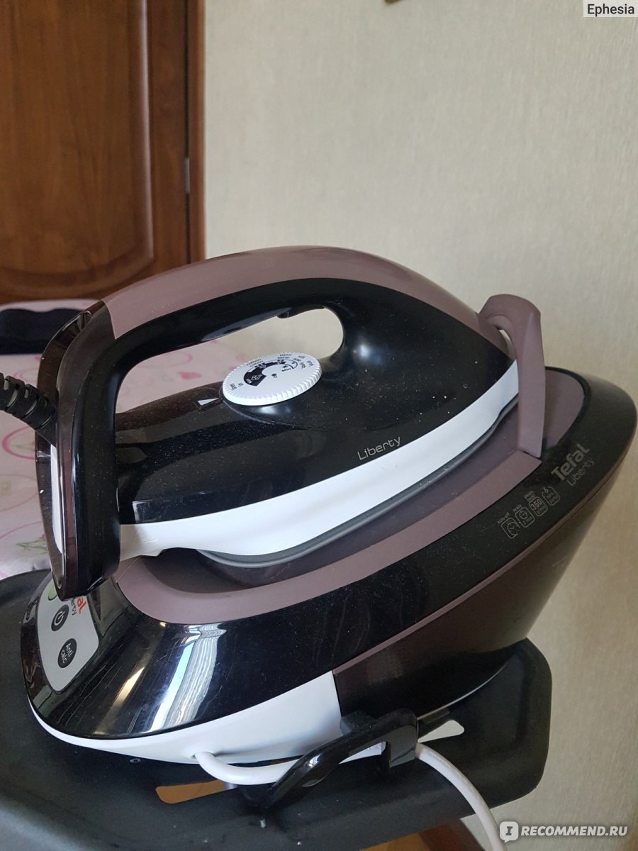 Парогенератор с утюгом Tefal Liberty SV7010 - «Обычный парогенератор,  ничего особенного. Что делать с кальцием?» | отзывы