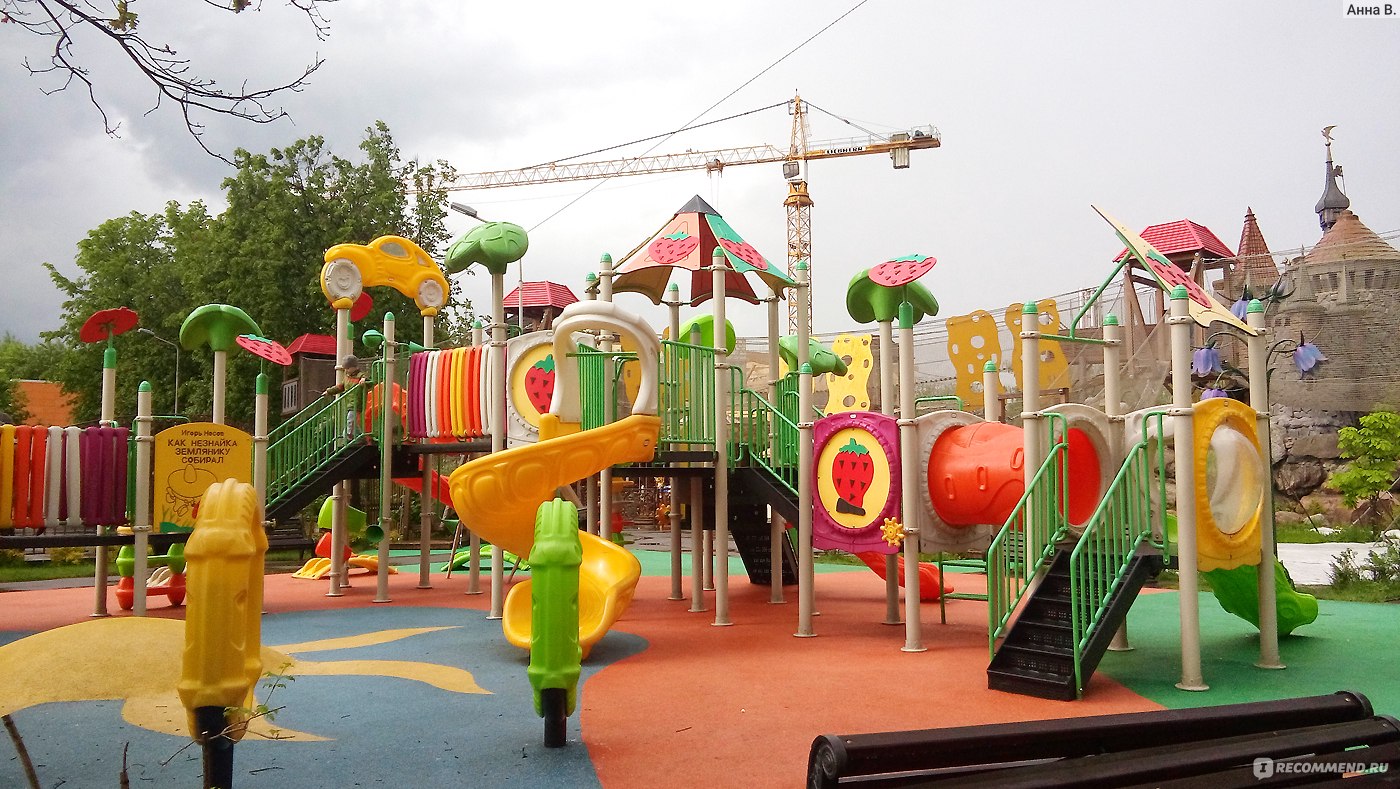 Детский парк "Лукоморье", совхоз им Ленина - «Идеальная, потрясающая, шикарная детская площадка! Хочу жить рядом :))) Вход бесплатный.»