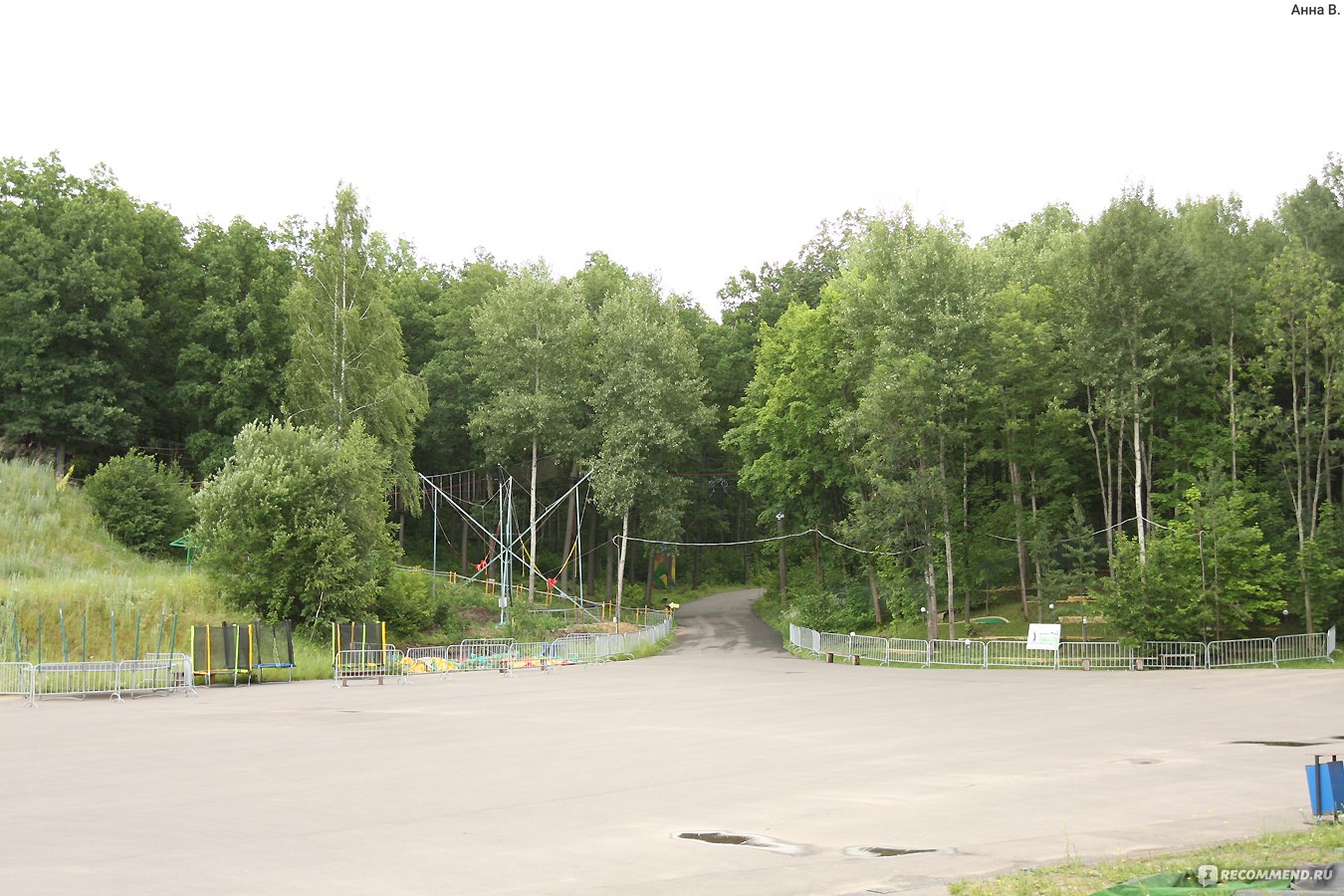 форест парк задонск зимой