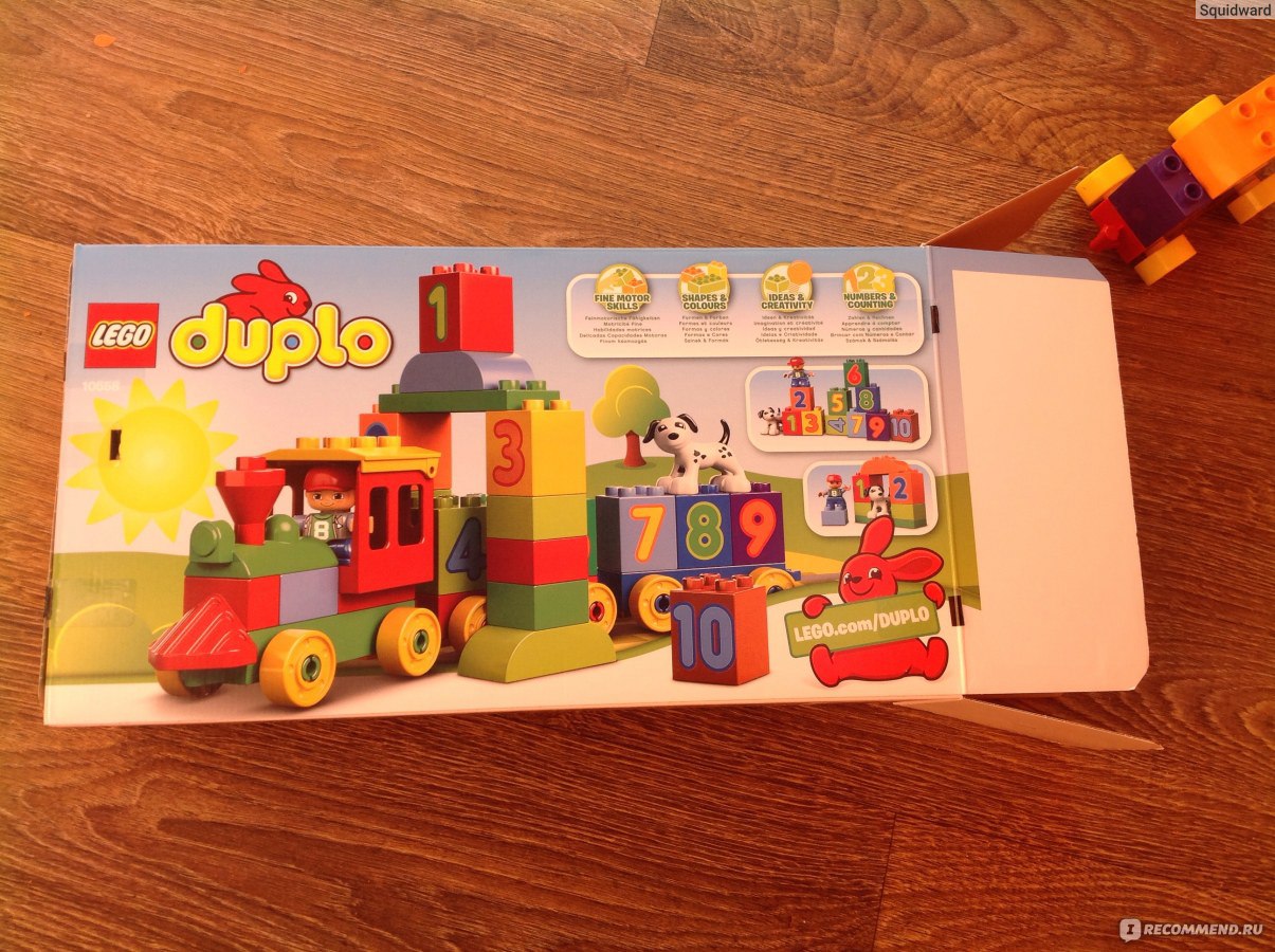 Lego Duplo 10558 Считай и играй Поезд с цифрами - «Развитие моторики,  внимания, фантазии!!!» | отзывы