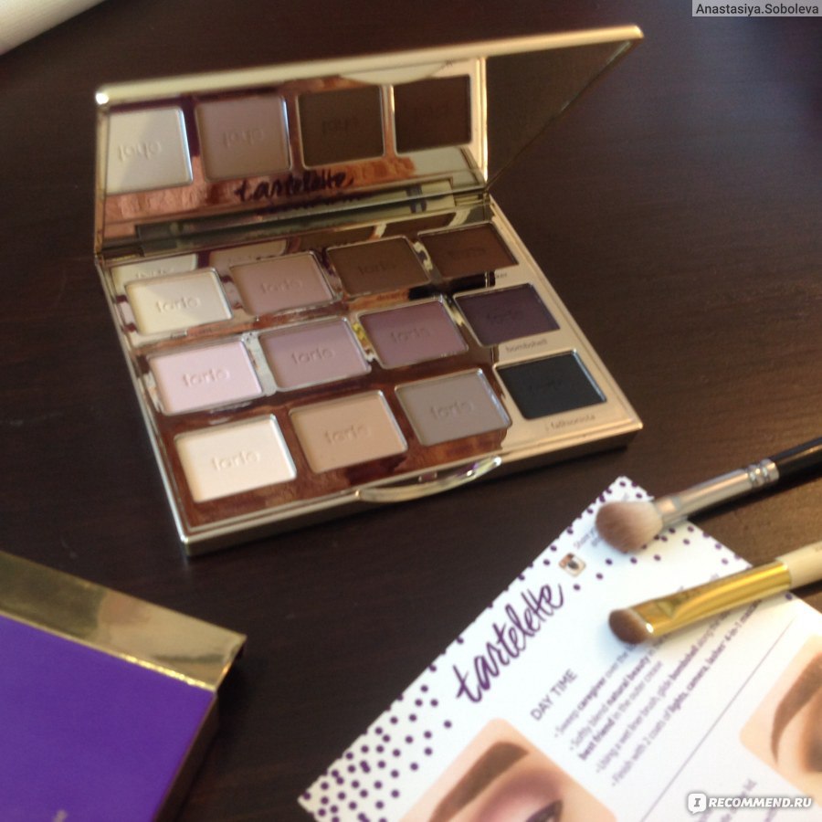 Тени для век Tarte Tartelette Amazonian Clay Matte Palette Tartelette от Tarte новый хороший