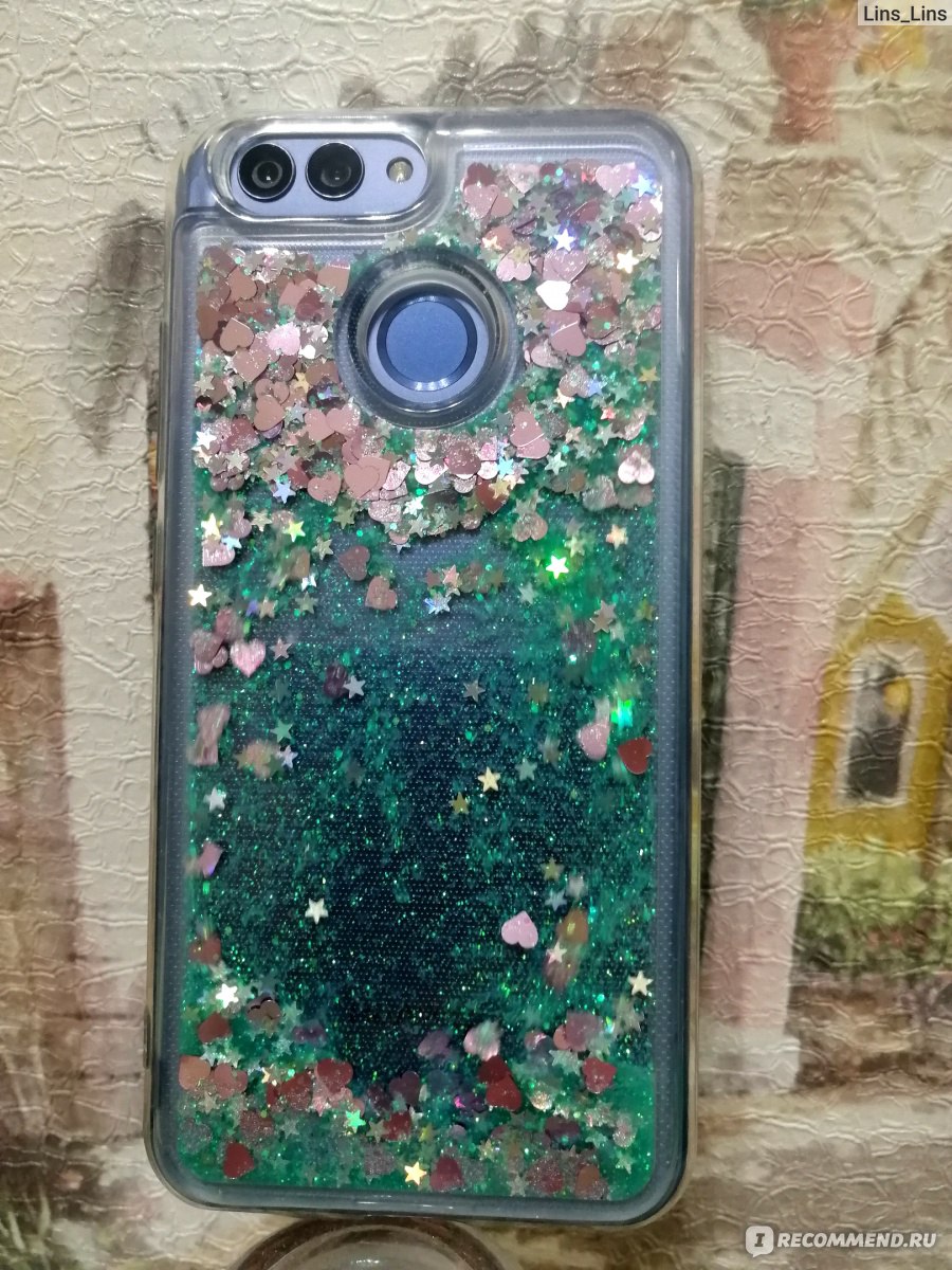 Чехол для смартфона Vanuoxin Liquid case For coque HUAWEI Nova 2 case  Fundas cover Glitter Dynamic Soft - «Жидкий чехол на телефон? Вот это ДА!»  | отзывы