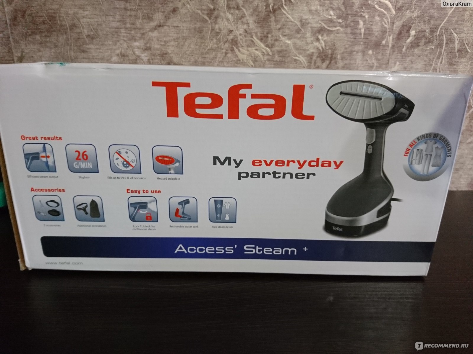 ручной отпариватель tefal access steam dt8150e0 tefal фото 57