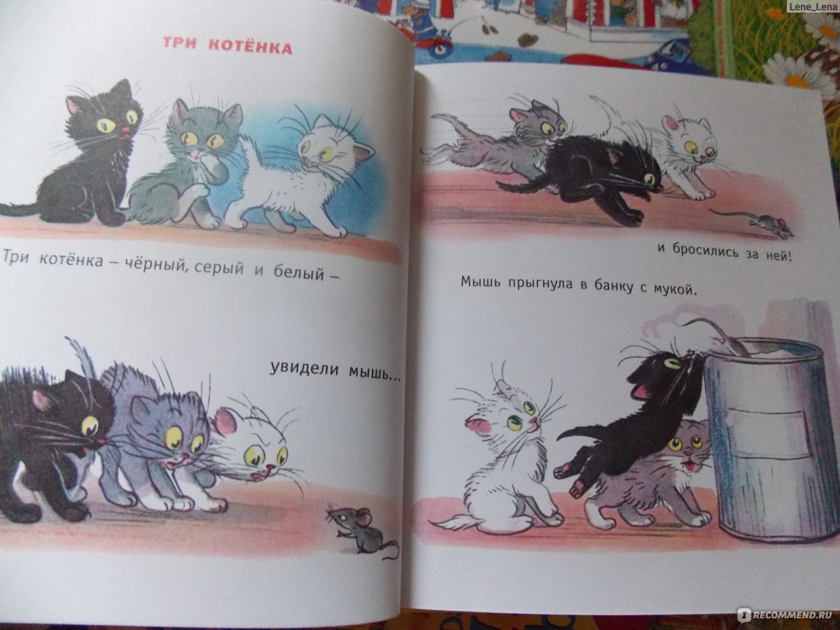 Сказки для детей три котенка читать