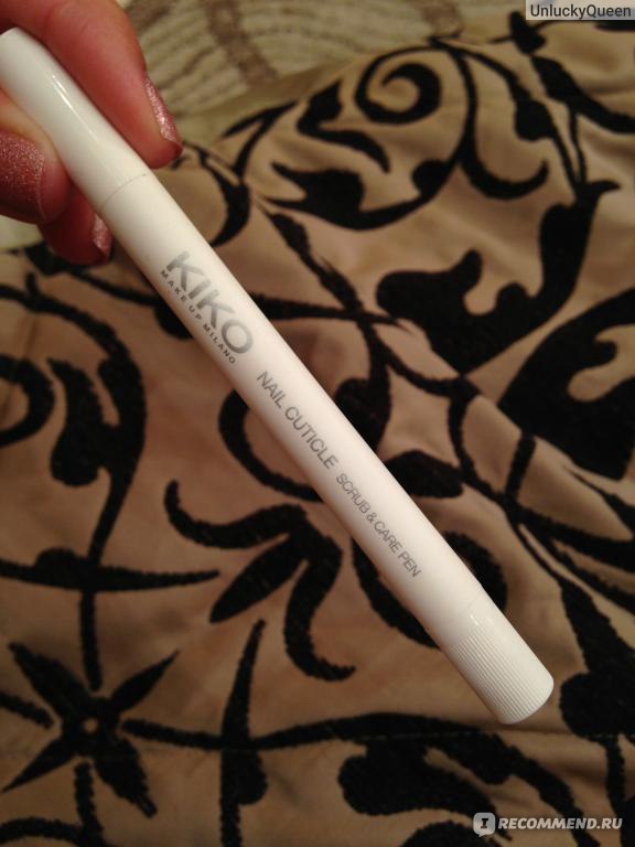 Скраб для кутикулы Kiko Nail Cuticle Scrub&Care Pen - «И стОит брать и ...