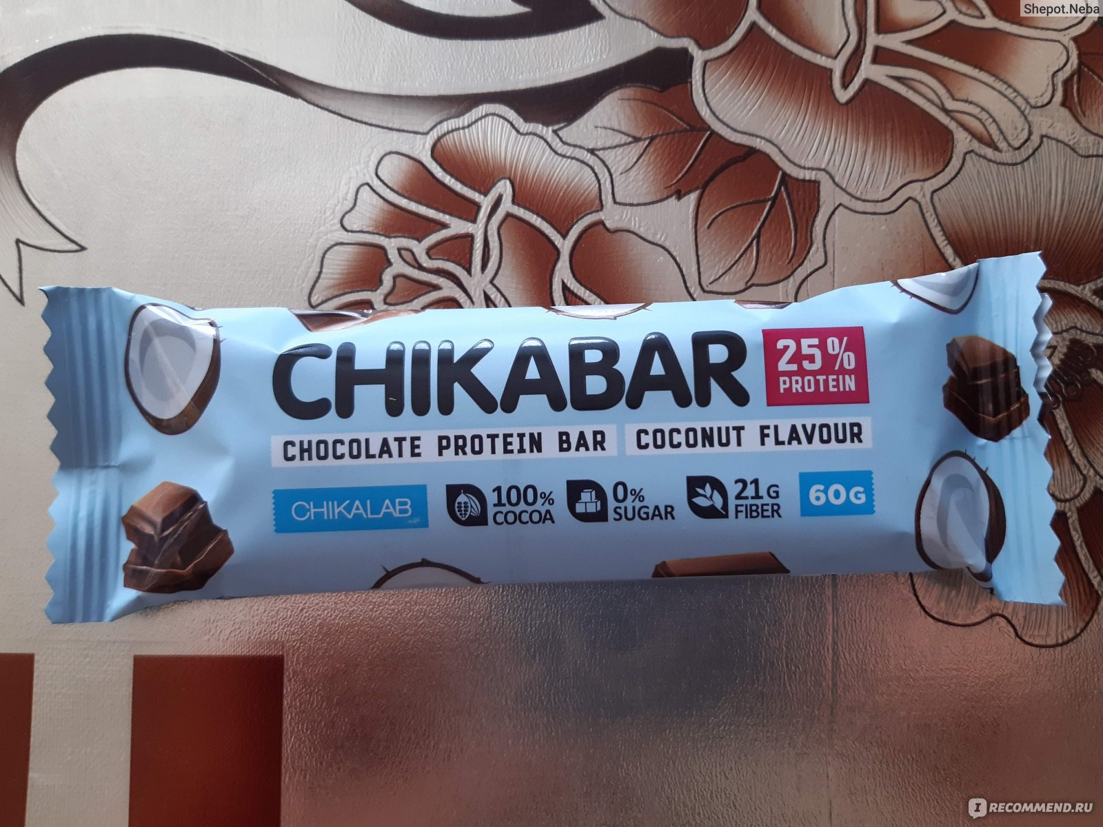 Choco Bar батончик белый шоколад