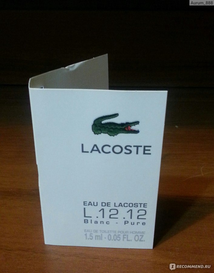 Lacoste l 12.12 blanc отзывы