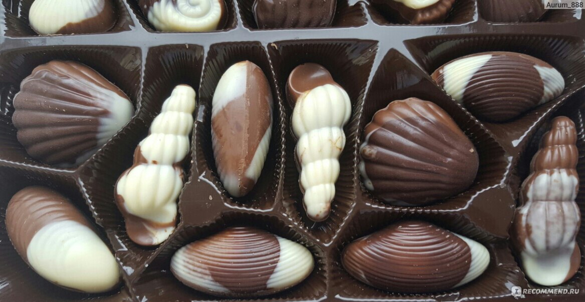 РљРѕРЅС„РµС‚С‹ Vandenbulcke Chocolate Seashells