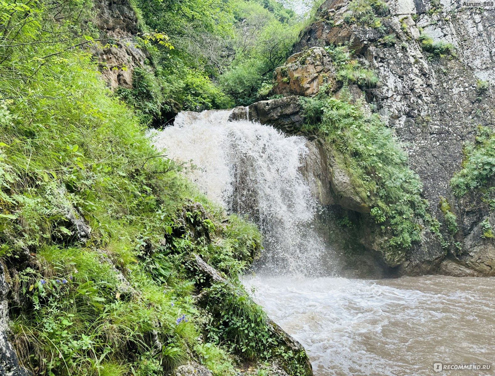 Россия, Карачаево-Черкессия, Медовые водопады - «Водопады, до которых можно  максимально близко доехать на машине » | отзывы