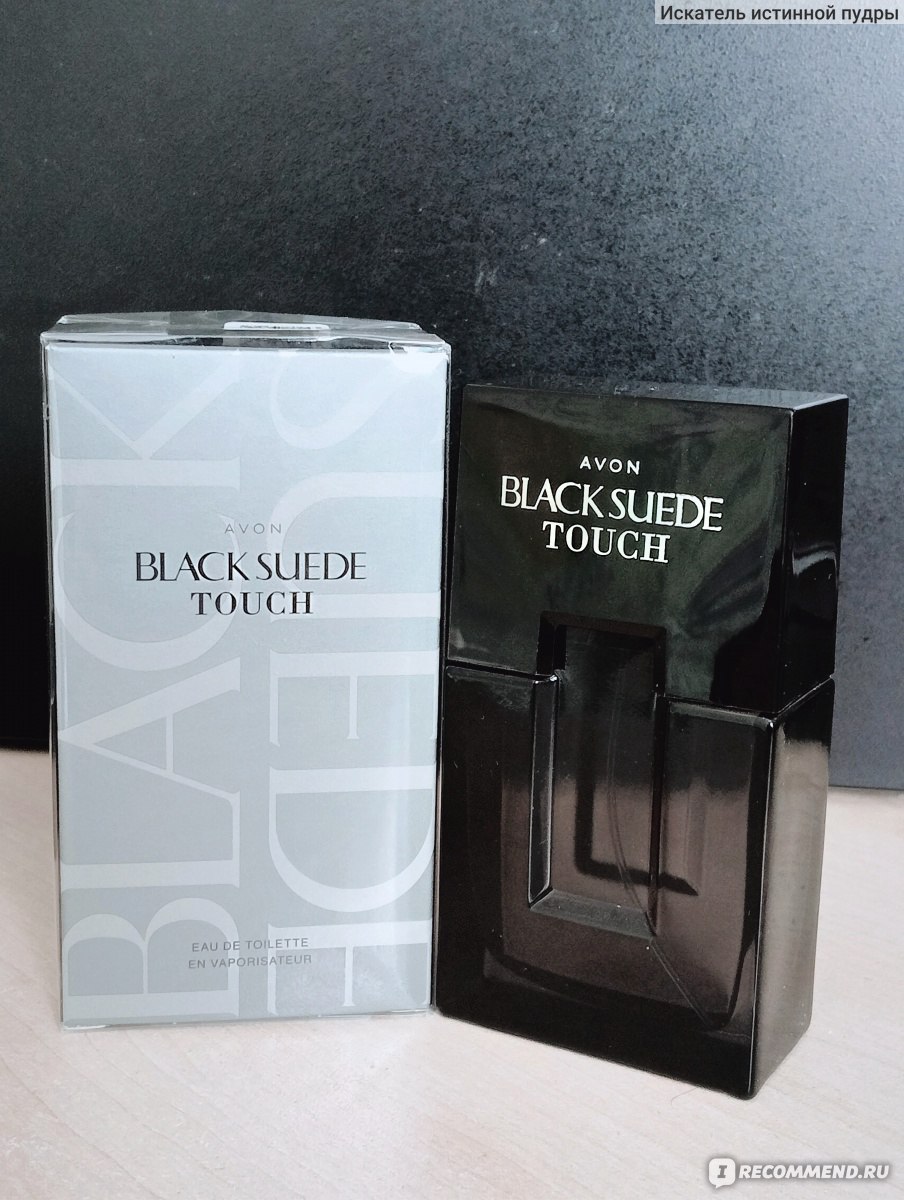 Avon Black Suede Touch