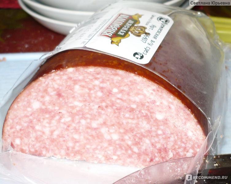 Колбаса Мясная империя "Кремлёвская" - «В вакууме» | отзывы