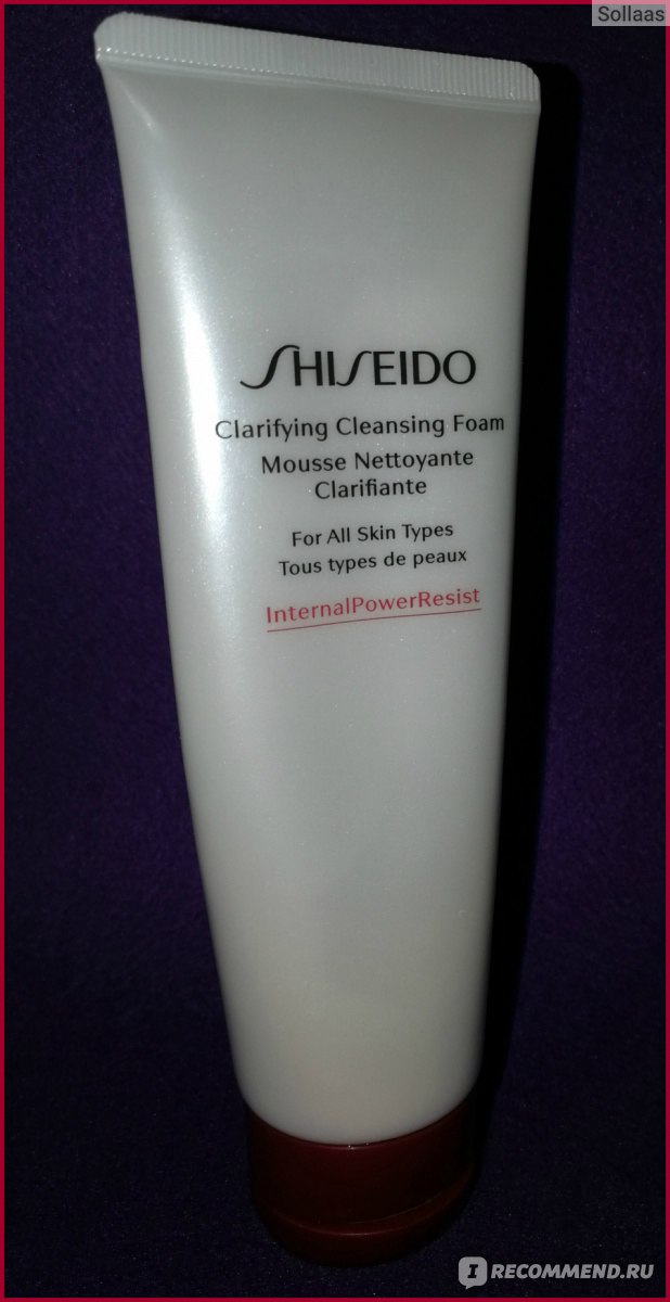 Пенка для умывания Shiseido Internal Power Resist Clarifying Cleansing Foam for all skin types очищающая универсальная фото