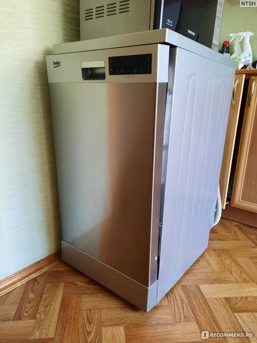 Посудомоечная машина BEKO DFS 26010 X - «Узкая отдельностоящая посудомойка  BEKO. Хорошая посудомоечная машина по доступной цене.» | отзывы