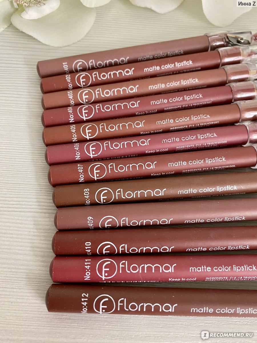 flormar matte color lipstick