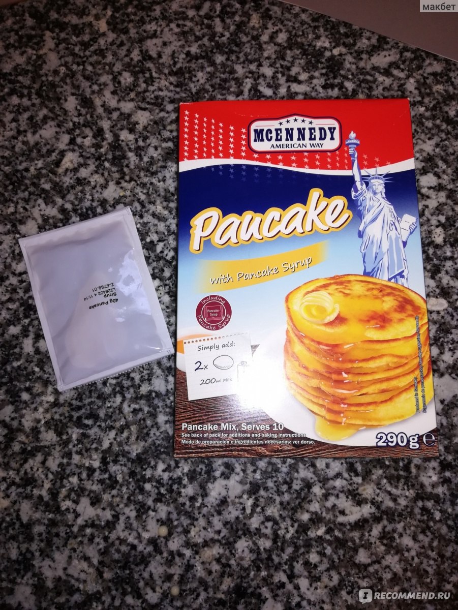 Выпечка Mcennedy панкейки с pancake syrup - «Блинчики с порошка.... » |  отзывы