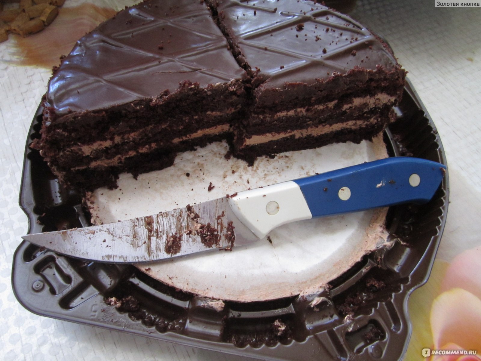 Шоколадный торт Прага магнит