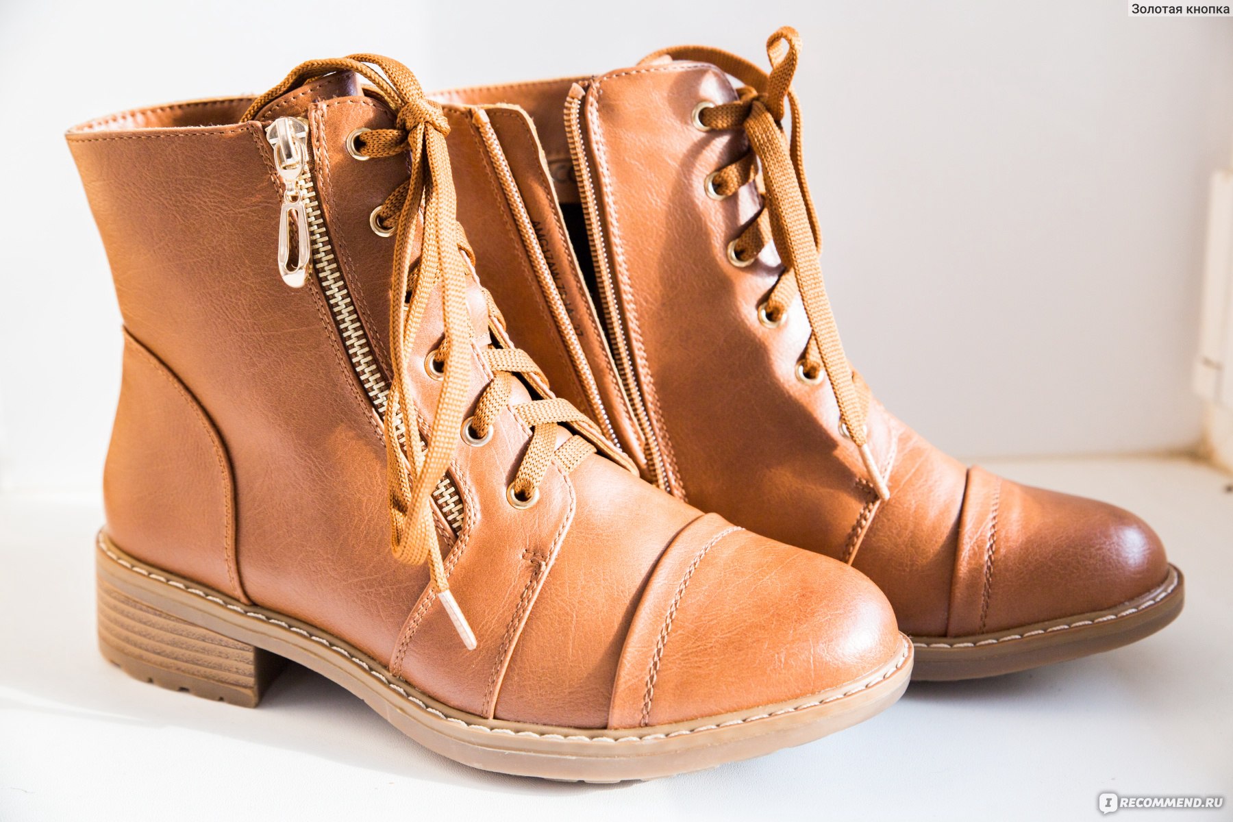 Ботинки Clovis женские демисезонные коричневые Челси
