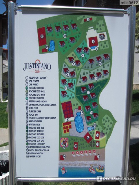 Justiniano club park conti 5 карта отеля