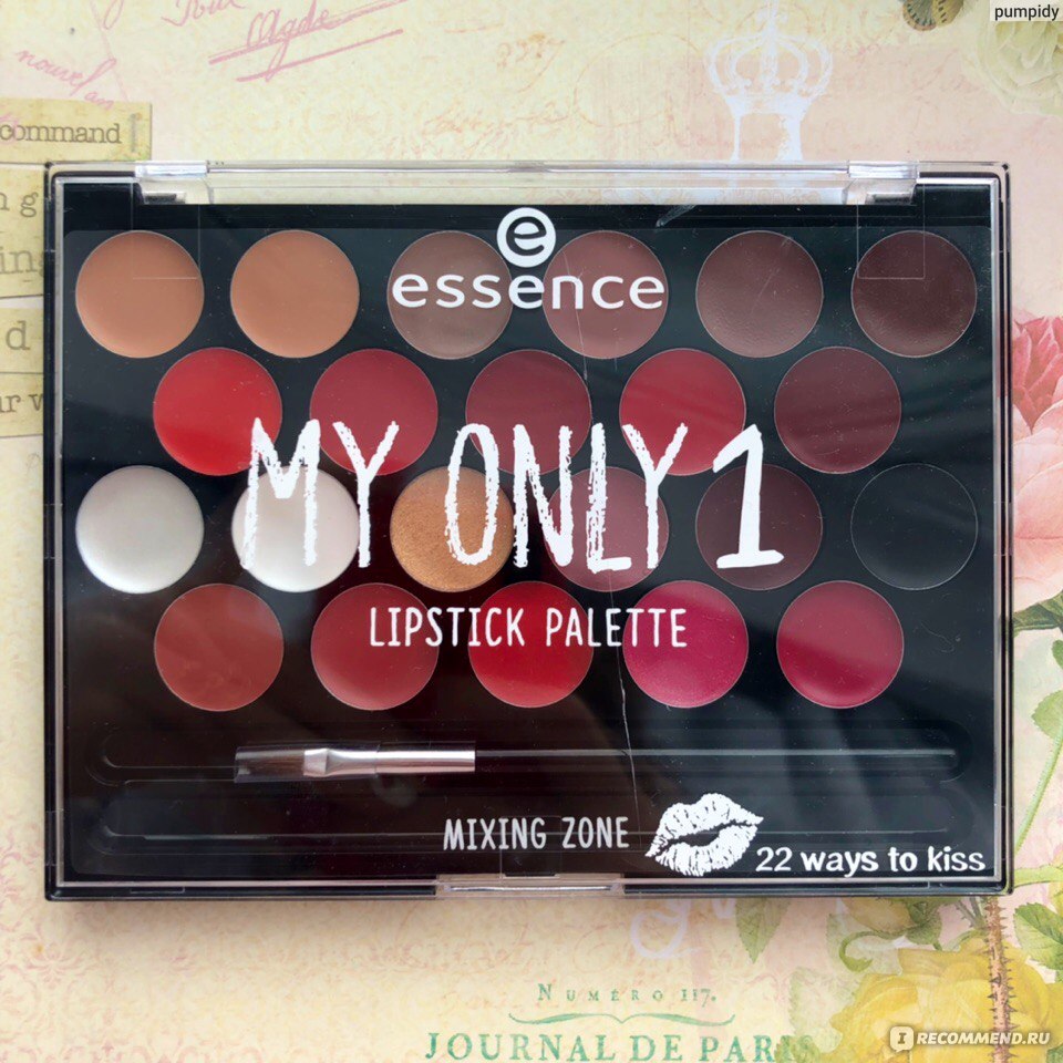 essence my only 1 lipstick palette