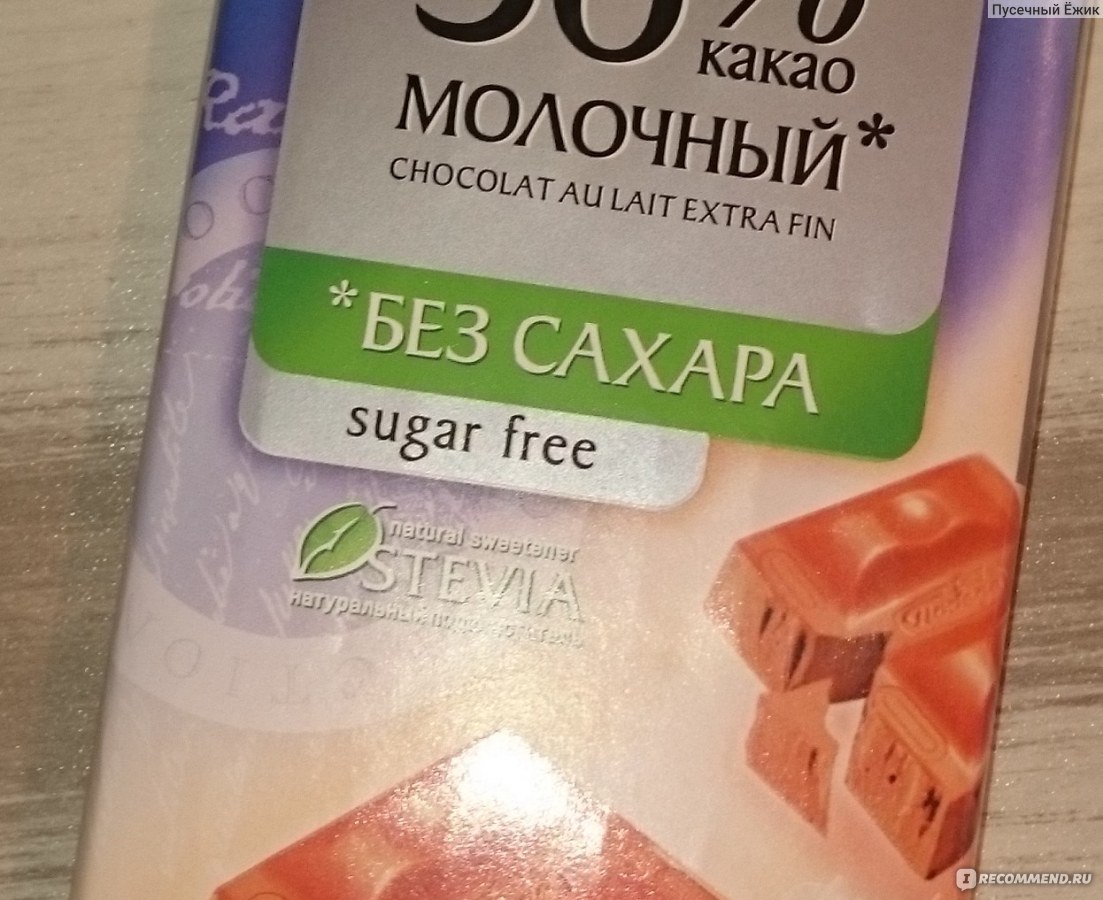 Шоколад победа вкуса молочный без сахара 36% какао