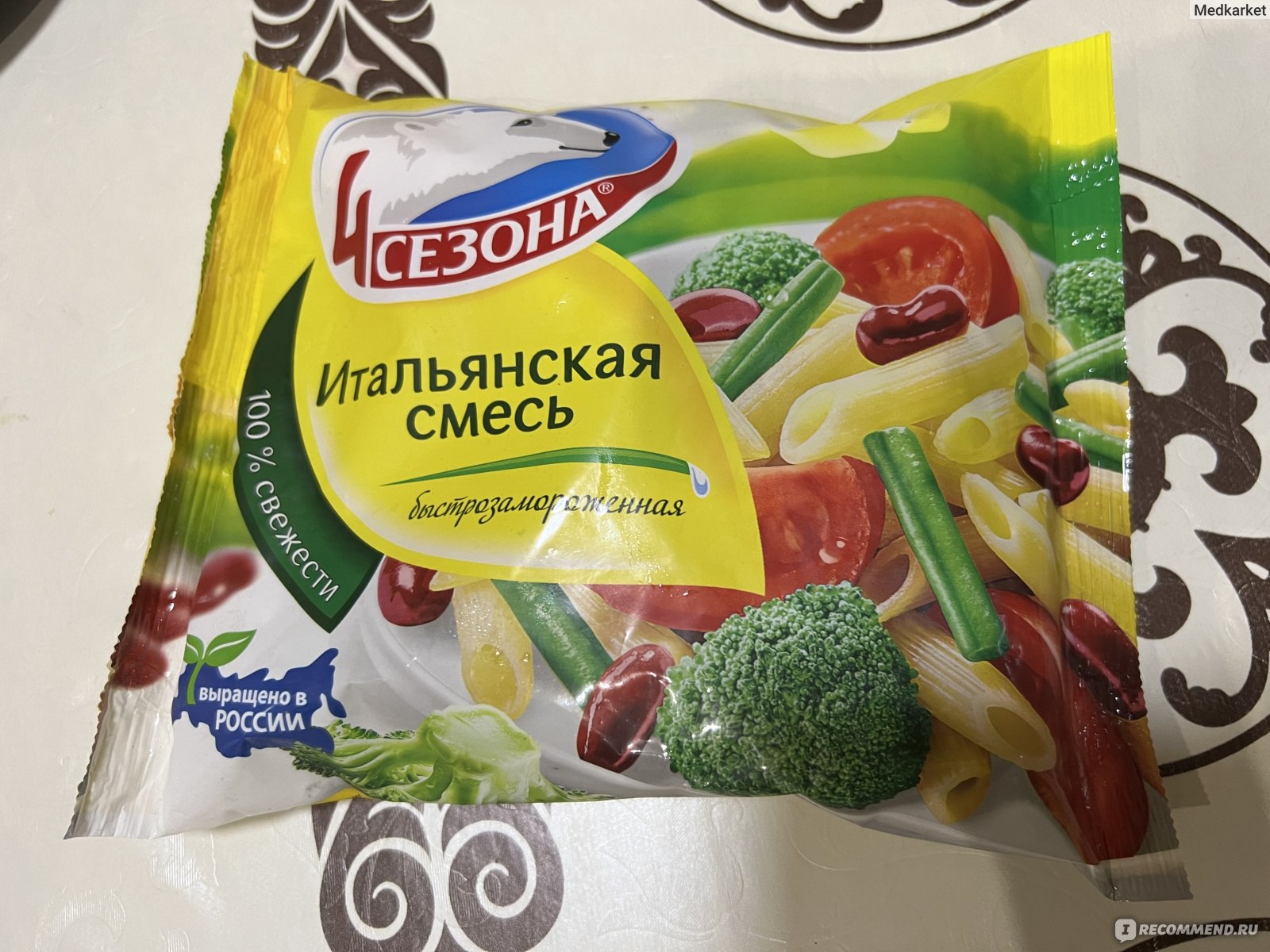 Готовые блюда 4 сезона Итальянская смесь - «Обед на скорую руку.» | отзывы