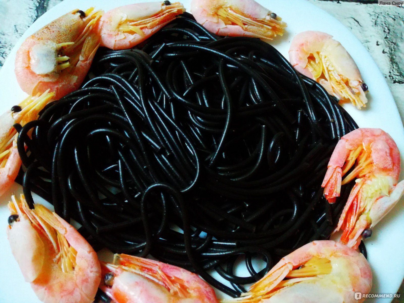 Паста с чернилами каракатиц – кулинарный рецепт