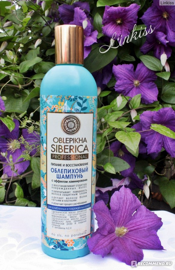 Шампунь Natura Siberica Oblepikha Professional Питание и восстановление ...