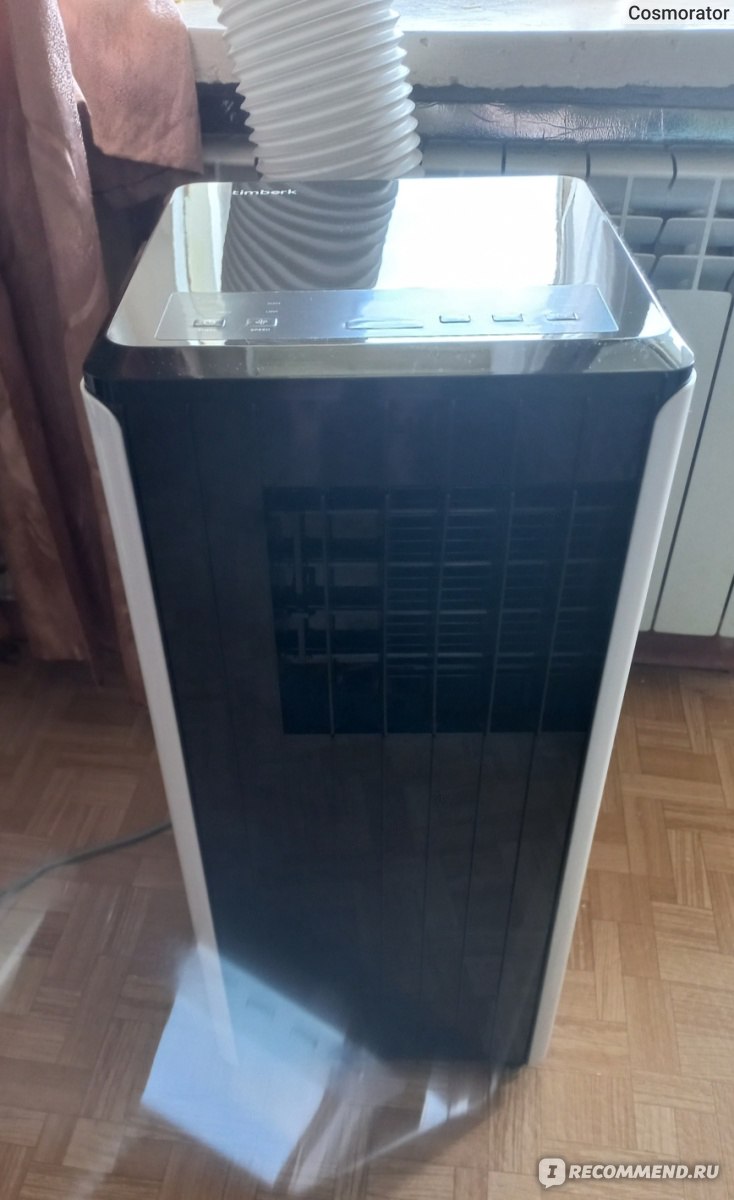 Кондиционер мобильный (напольный) Timberk T-PAC07-P12E, 7000 BTU -  «Неплохое спасение от духоты в квартире. Но далеко не идеальное. » | отзывы