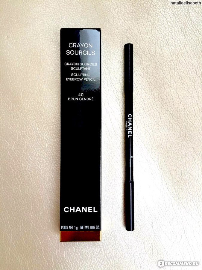 Карандаш для бровей Chanel Crayon Sourcils - «Пользуюсь с