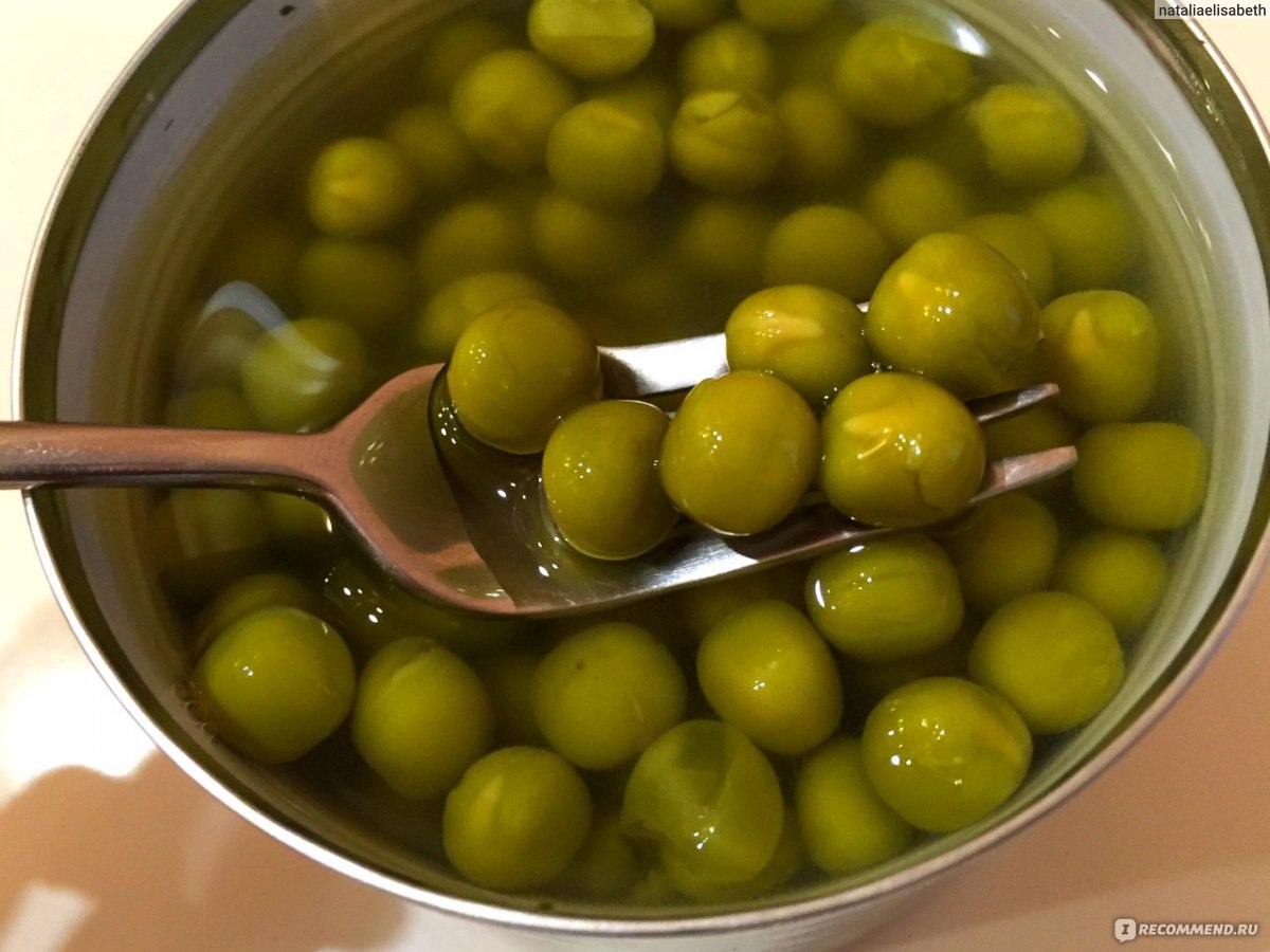 Жареный зеленый горошек консервированный рецепт с фото