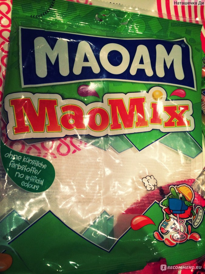 Maoam MAOMIX Обратная сторона