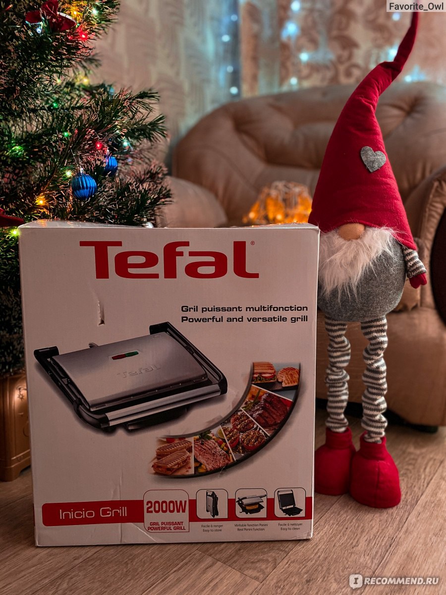 Электрогриль Tefal GC241D38 - «Бюджетный электрогриль от известного бренда  ✨ Стоит ли переплачивать за съемные панели и нужен ли электрогриль вообще?  ✨ Примеры моих приготовленных блюд » | отзывы