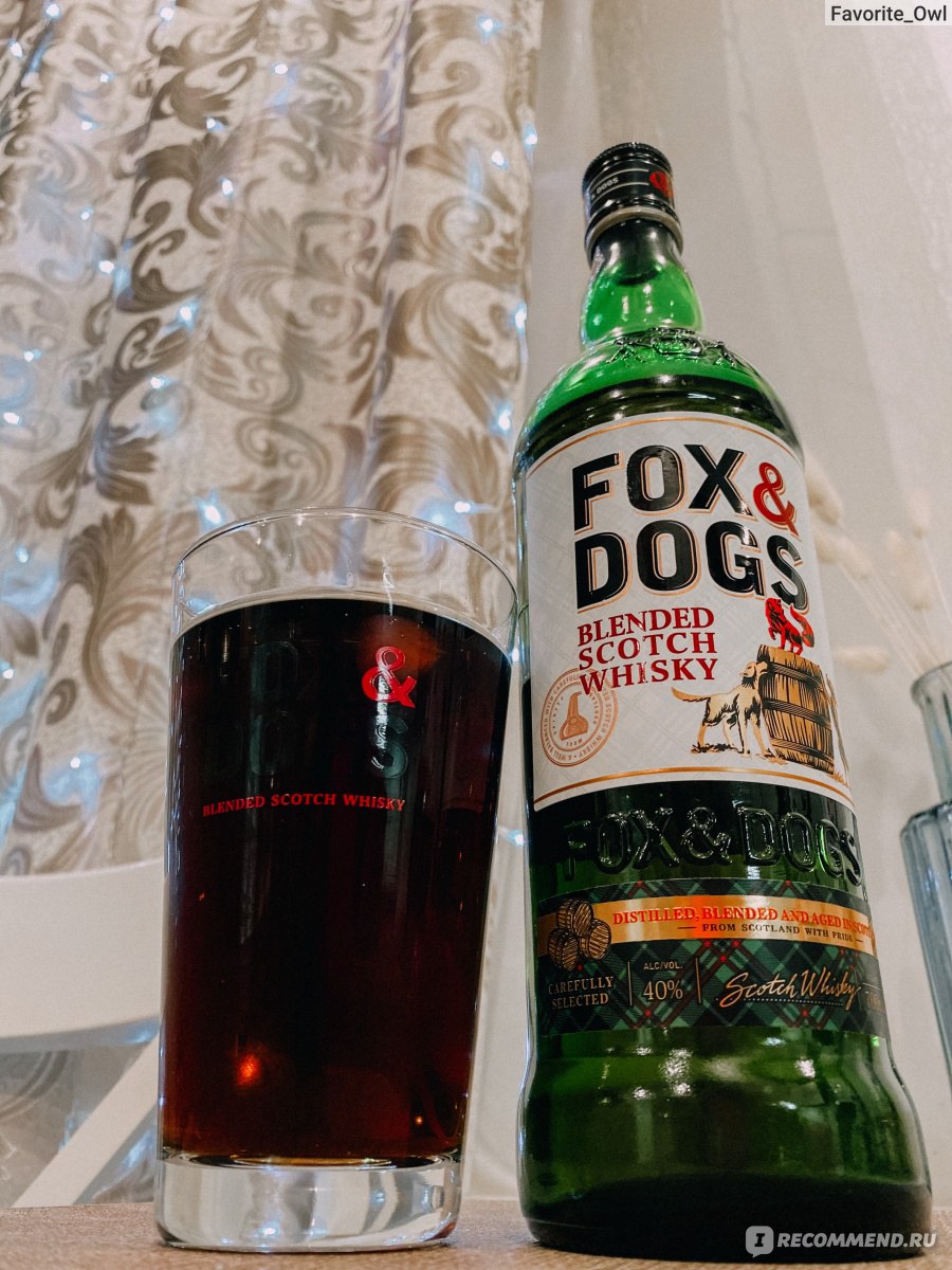 Шотландский виски   Fox & Dogs фото