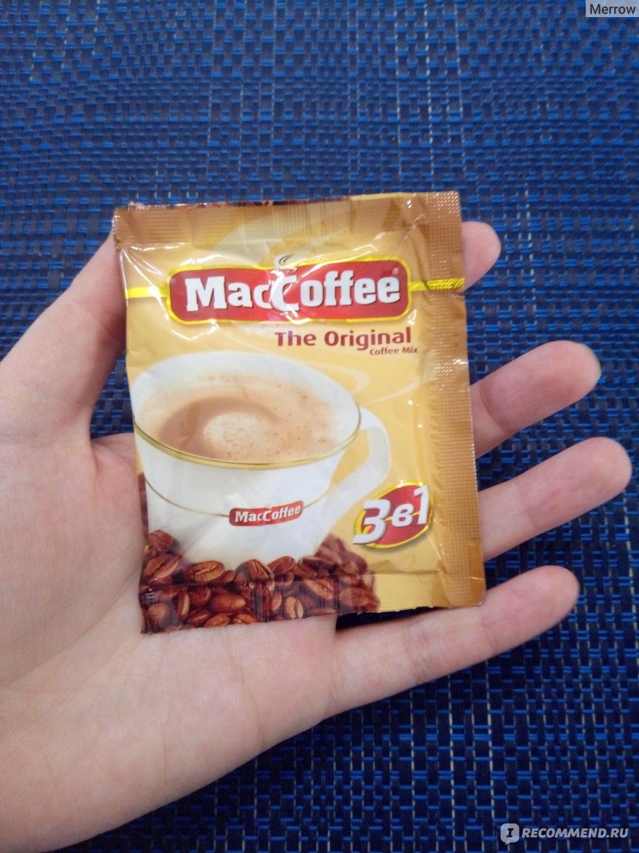Кофе растворимый 3 в 1 MacCoffee Original пакет 20 г × 50 шт. – цена, описание, фото