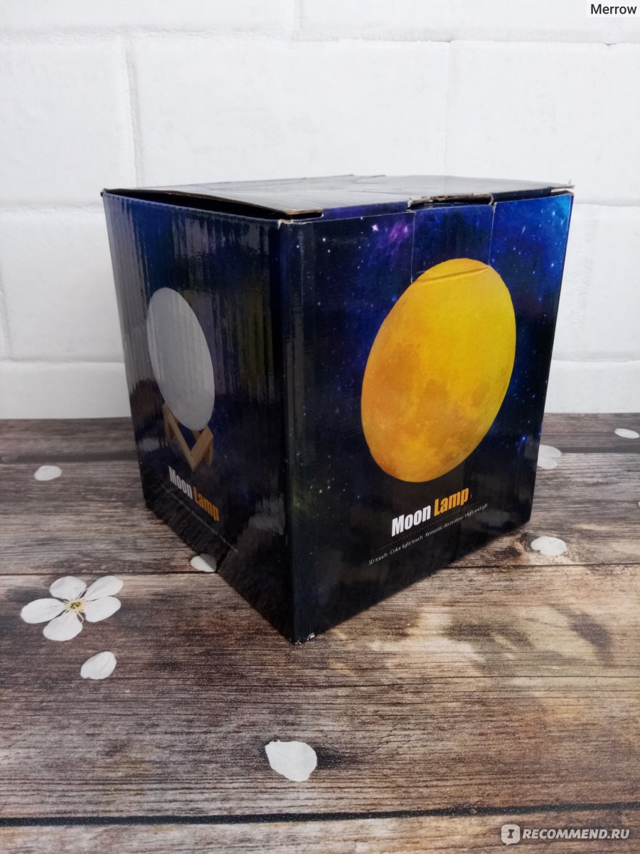 Светильник 3D Print Moon Lamp "Луна" фото