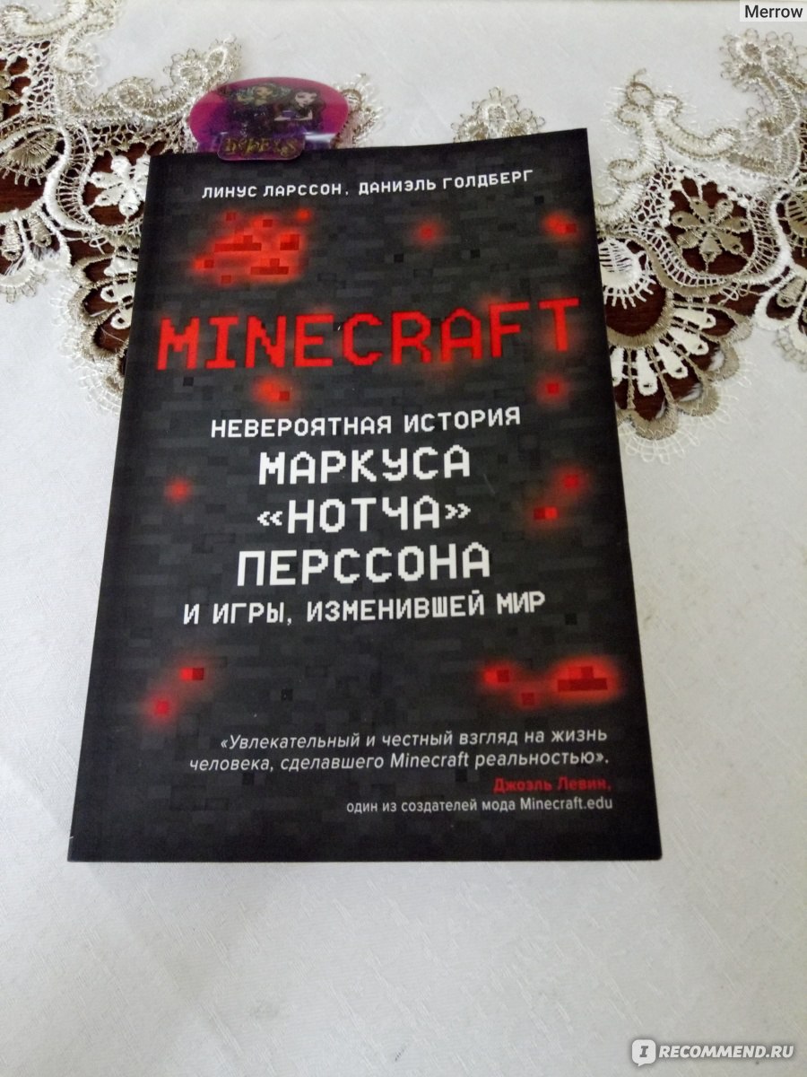 Minecraft. Невероятная история Маркуса «Нотча» Перссона и игры, изменившей  мир. Ларcсон Линус, Голдберг Даниэль - «Книга, которая произвела  впечатление не только на фаната игры, но и человека далекого от мира  Minecraft» | отзывы