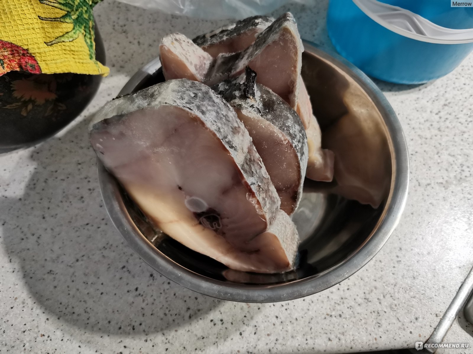 Шашлык из рыбы на решетке