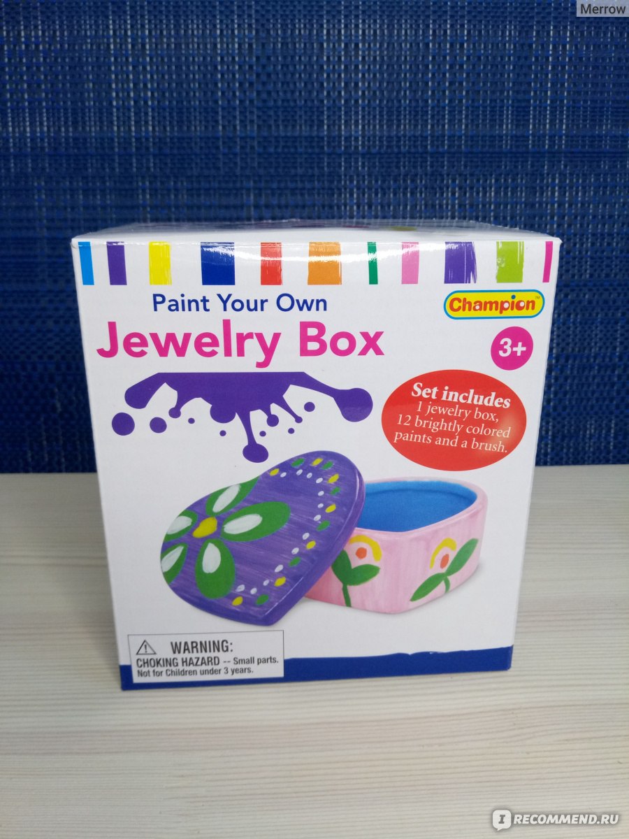 paint your own jewelry box