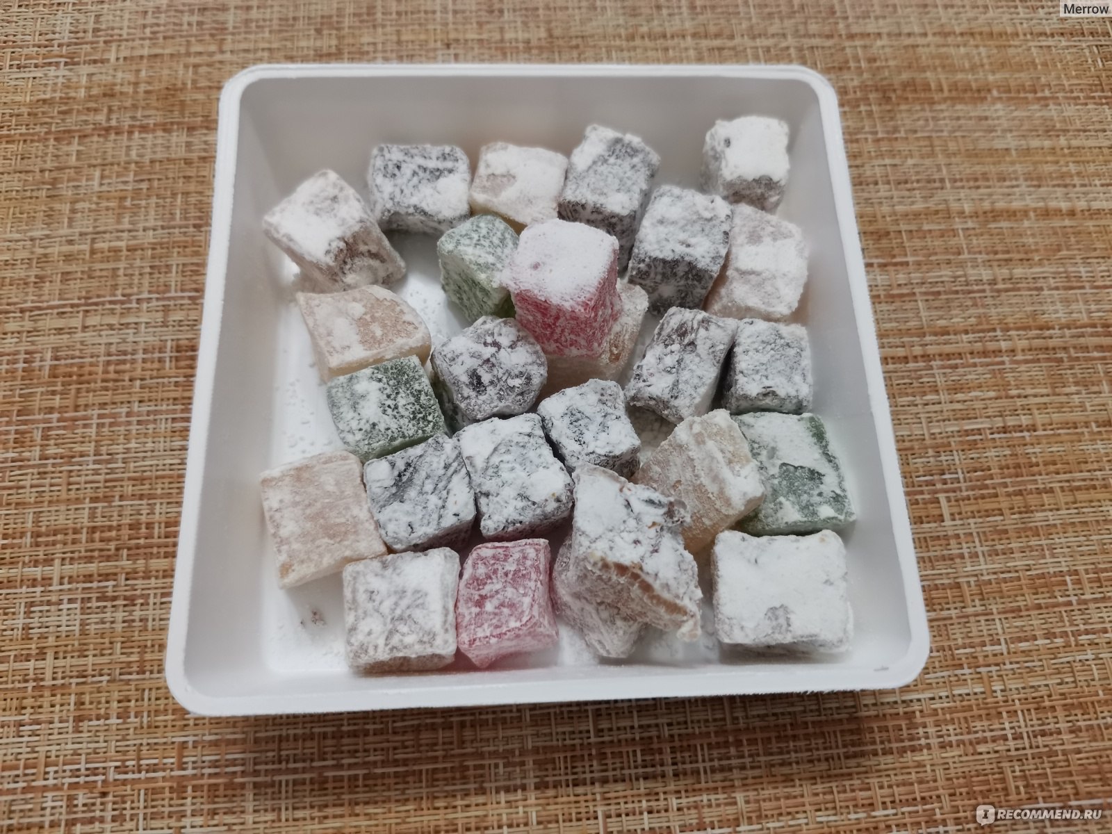 Рахат-лукум Koska Turkish Delight Mixed Фруктовое ассорти - «Турецкий Рахат- лукум Koska Turkish Delight с ассорти вкусов - что зашло, а что не очень. А  состав привел в ступор - ощущение, что не