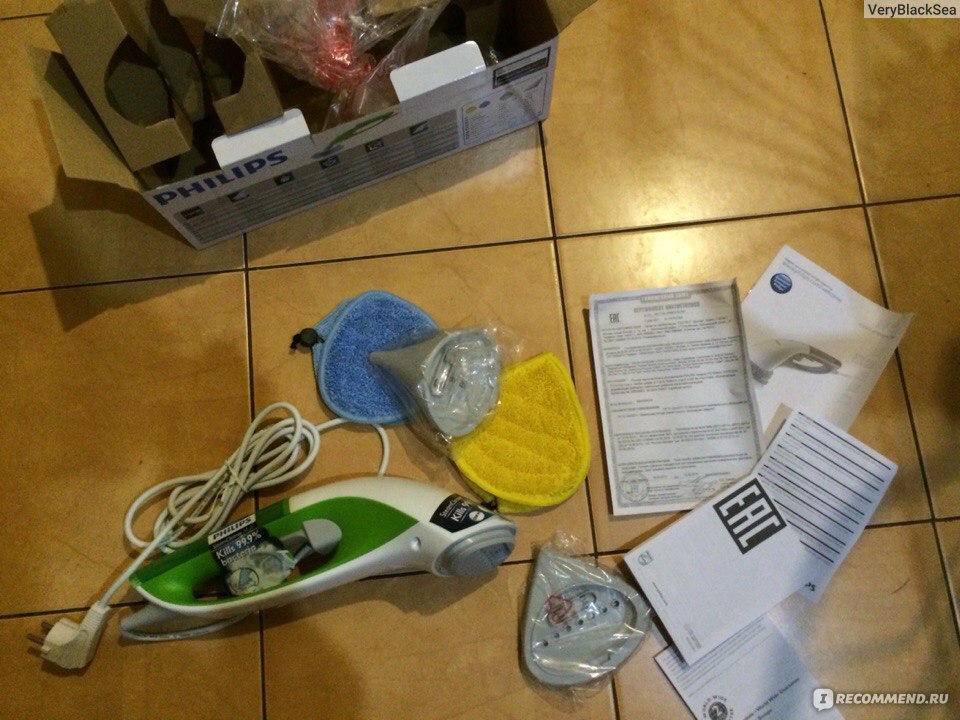 Ручной отпариватель-пароочиститель Philips Steam cleaner multi ...