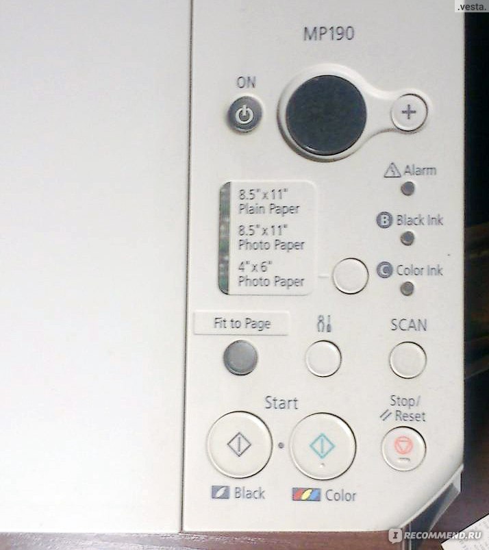 Фотопринтер Canon Pixma MP 190 - «Помощник студента: японский принтер ...