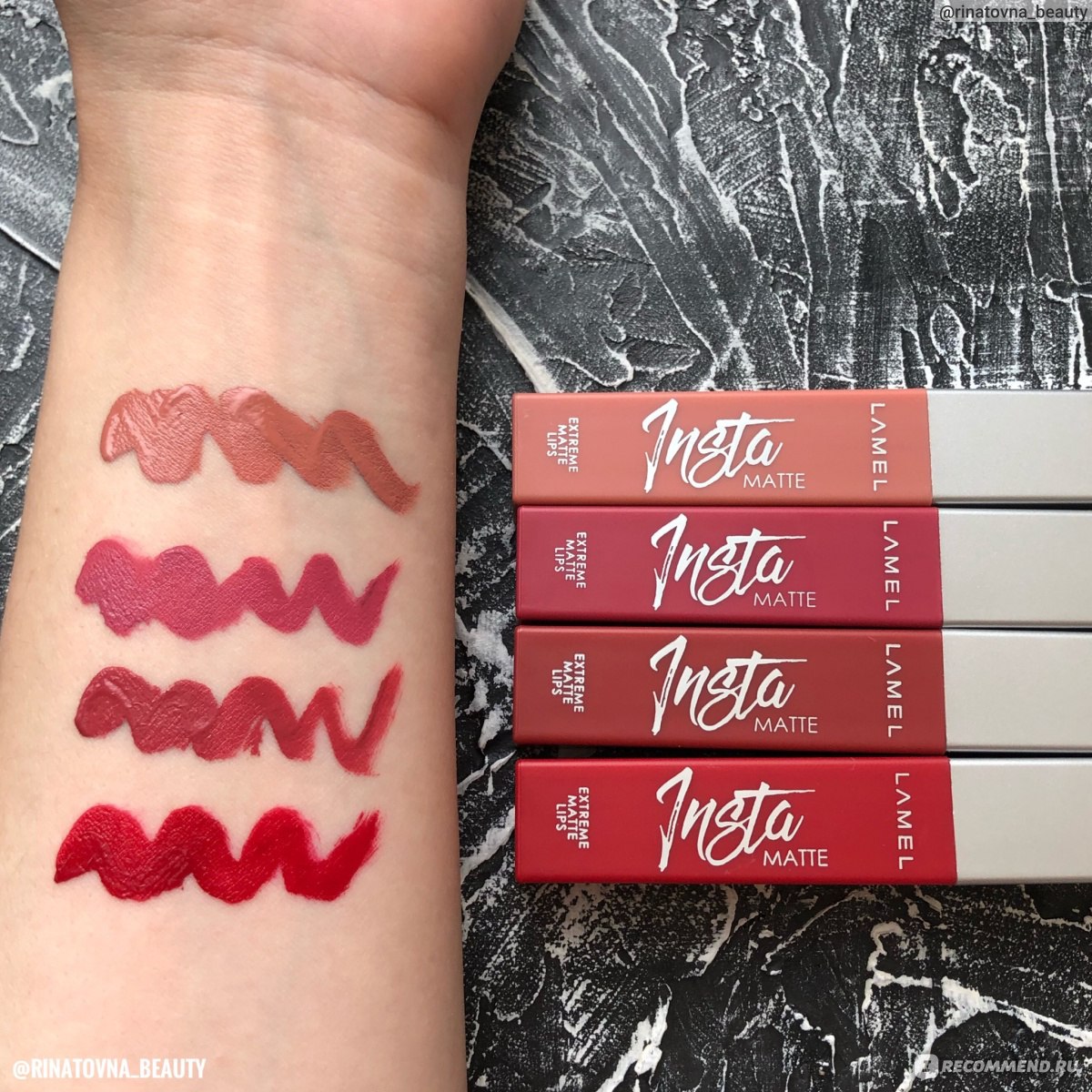 lamel insta matte liquid lipstick