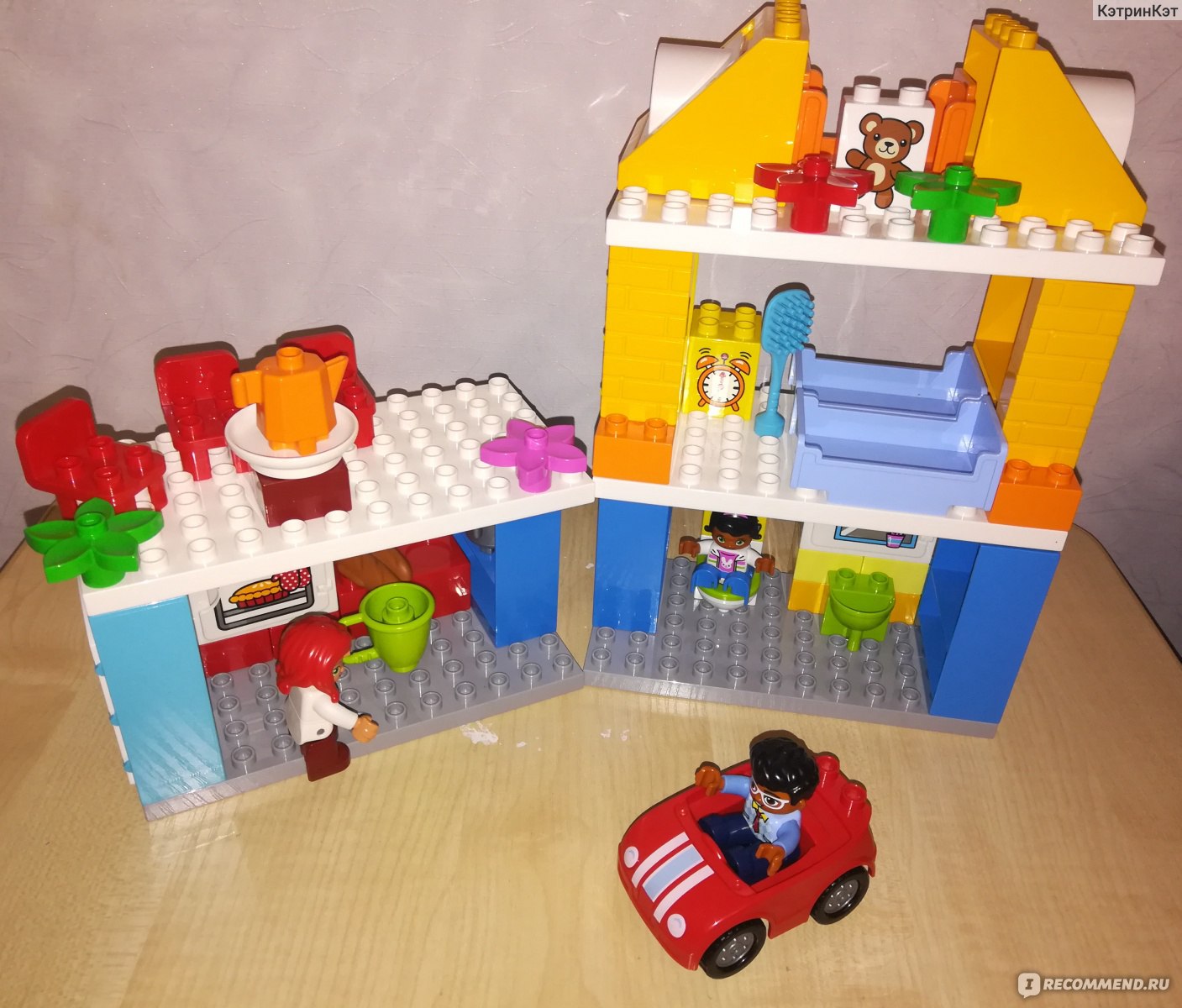 Lego Duplo Конструктор Семейный дом 10835 - «В отличие от многих игрушек,  Лего Дупло не на раз, два поиграть, а на несколько лет! Много фото» | отзывы