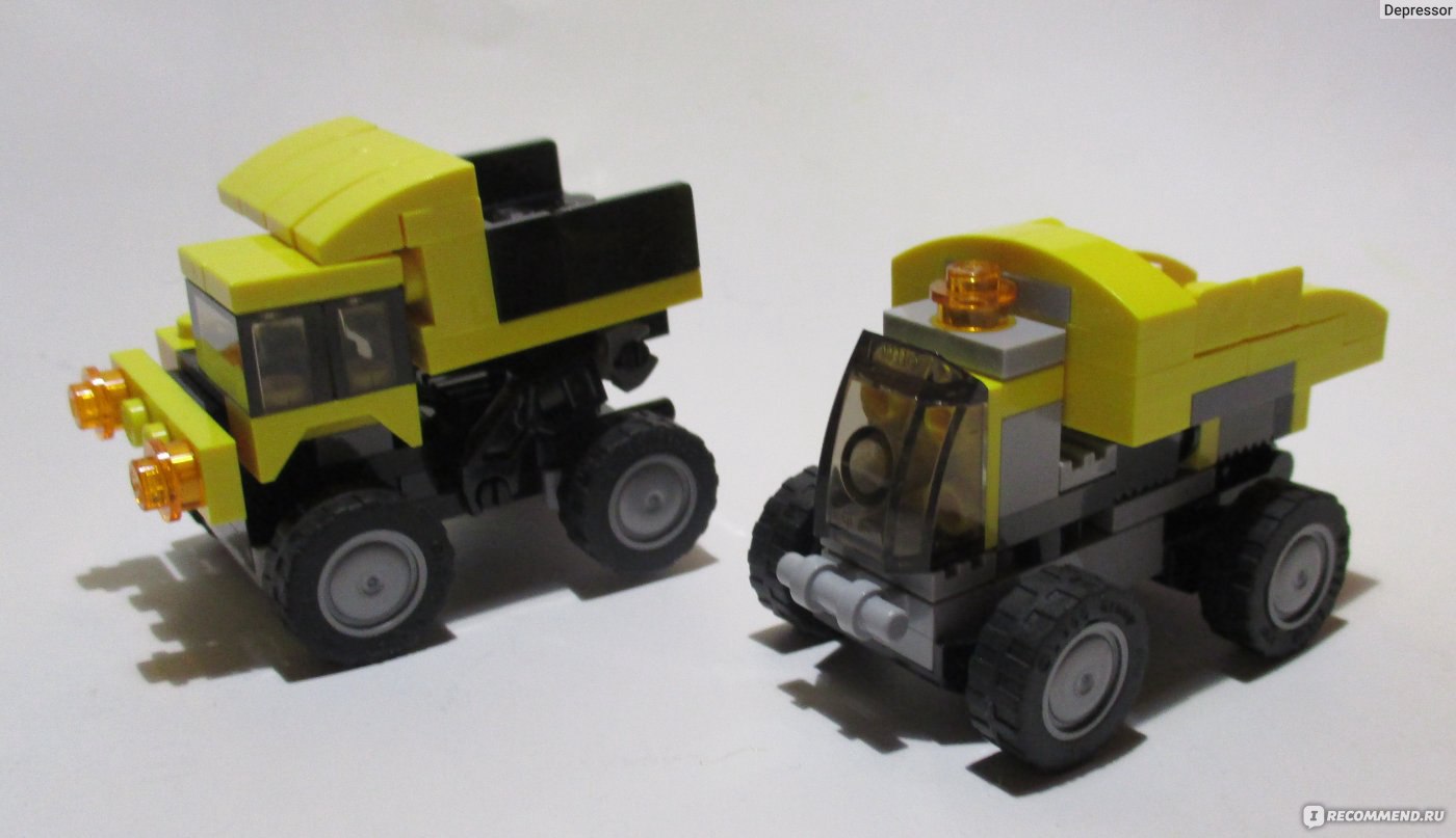 Lego Creator 31041 - Construction VehiclesСтроительные Машины - «Где-то мы  это уже видели) Ещё один строительный набор от Лего в микромасштабе.  Новинка 2016 года.» | отзывы