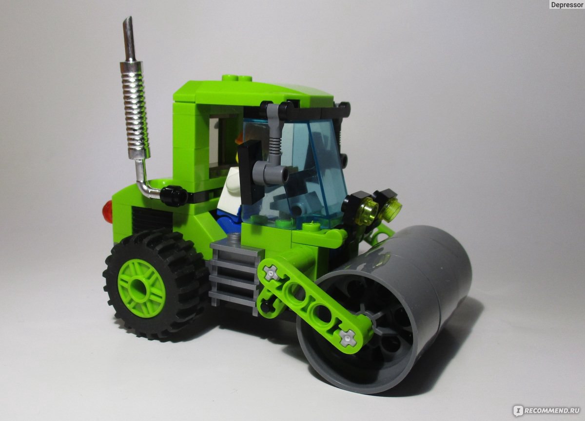 Enlighten City Series конструктор 1104 Road Roller/Каток - «Замечательный  каток от Китайского производителя конструкторов Enlighten.» | отзывы