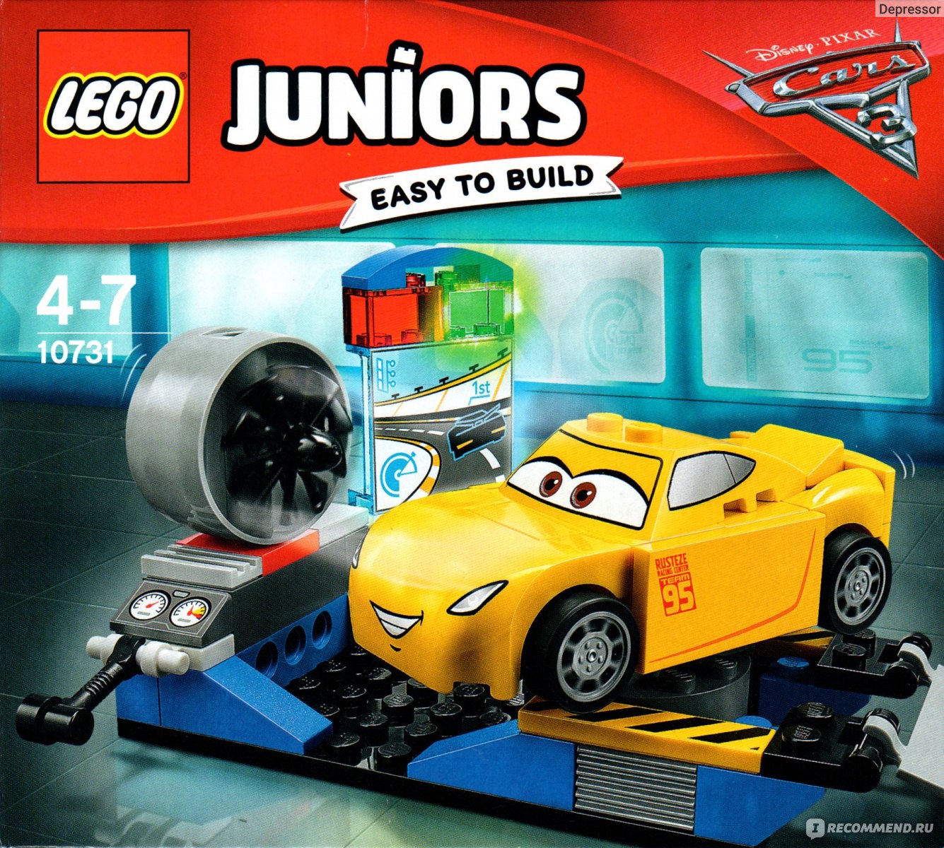 Lego Juniors 10731 - Cruz Ramirez Race SimulatorГоночный Симулятор Круз  Рамирез - «Не самый главный герой серии Тачек, но зато в интересном  наборе.» | отзывы