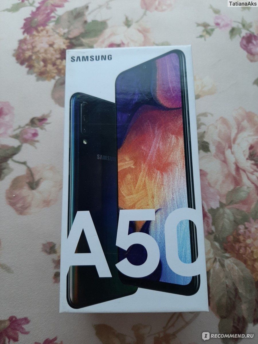 Смартфон Samsung Galaxy A50 - «Моя прелесть... мой любимый!!! SAMSUNG A 50.  Он помогает мне в моём любимом и единственном хобби, это Айрекоменд.Долго о  нём мечтала! И всё никак не могла решиться