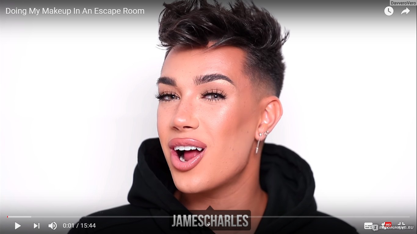 Сайт James Charles https://www.youtube.com/channel/UCucot-Zp428OwkyRm2I7v2Q  - «Талантливый визажист-ГЕЙ, который делает не просто макияжи, а творит  искусство. Постоянно отписываюсь и подписываюсь, подавляя тошноту.» | отзывы