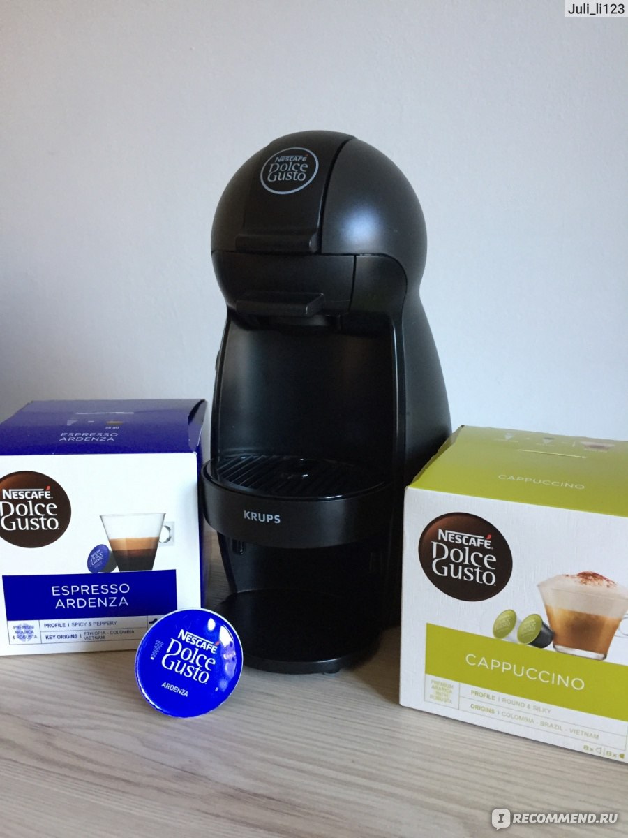 Кофемашина KRUPS KP 1006 NESCAFÉ® Dolce Gusto Piccolo - «Капучино как в  итальянской кофейне только в два раза дешевле и дома» | отзывы