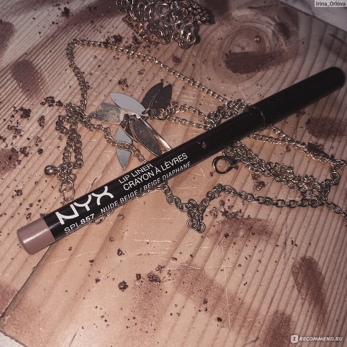 Карандаш для губ NYX Professional Makeup Slim lip pencil - «Такая сильная  любовь и ненависть в одном флаконе... оттенок 857 Nude Beige» | отзывы